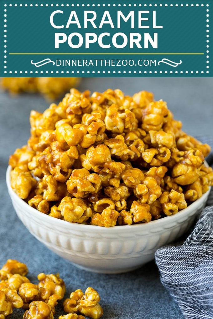 Caramel Popcorn Recipe | Caramel Corn #popcorn #caramel #snack #dessert #dinneratthezoo