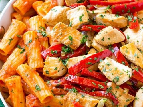 Chicken Riggies Spicy Chicken Rigatoni Dinner At The Zoo