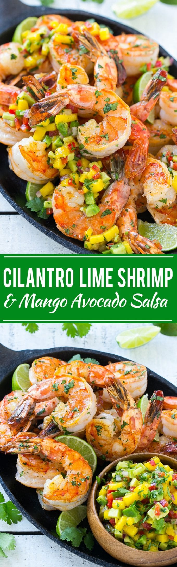 Cilantro Lime Shrimp | Seared Shrimp | Mango Salsa #salsa #shrimp #dinner #appetizer #dinneratthezoo