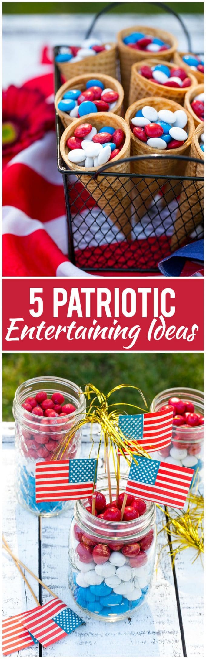 Patriotic Entertaining Ideas #4thofJuly #dessert #dinneratthezoo #memorialday #patriotic