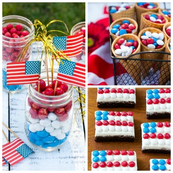 Red white and blue party ideas.