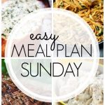 Easy Meal Plan Sunday Week 50