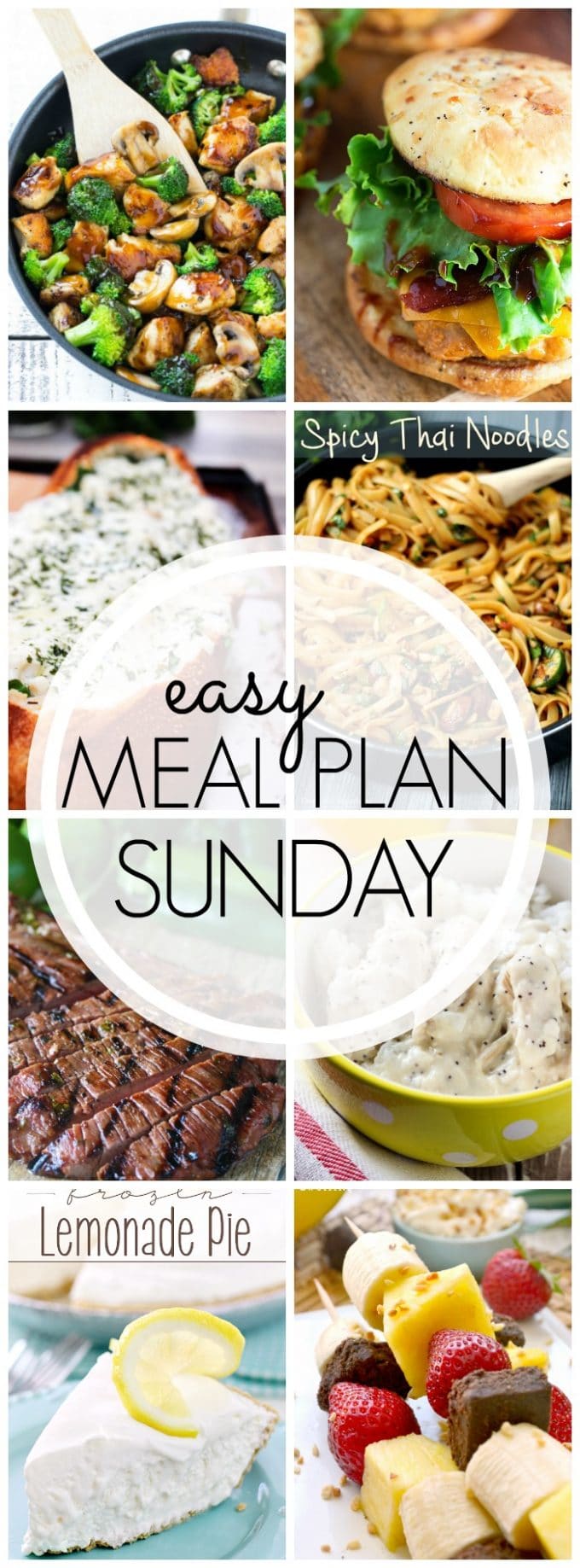 Easy Meal Plan Sunday Week 50