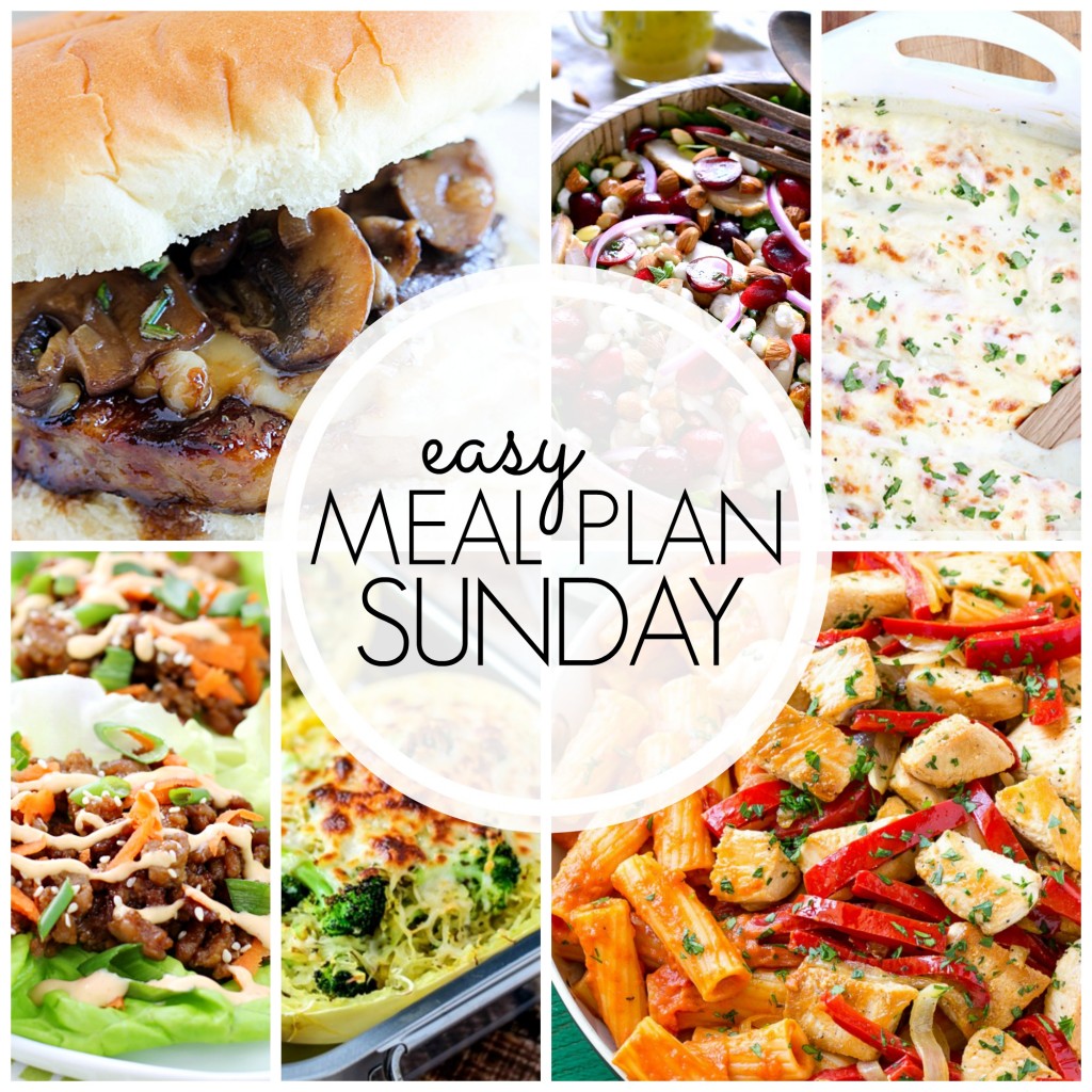 Easy Meal Plan Sunday Week 51