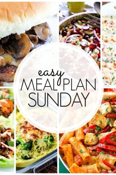 Easy Meal Plan Sunday Week 51