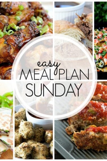 Easy Meal Plan Sunday Week 52