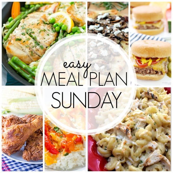 Easy Meal Plan Sunday - Week 54