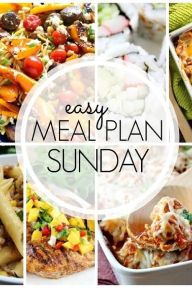 Easy Meal Plan Sunday - Week 55