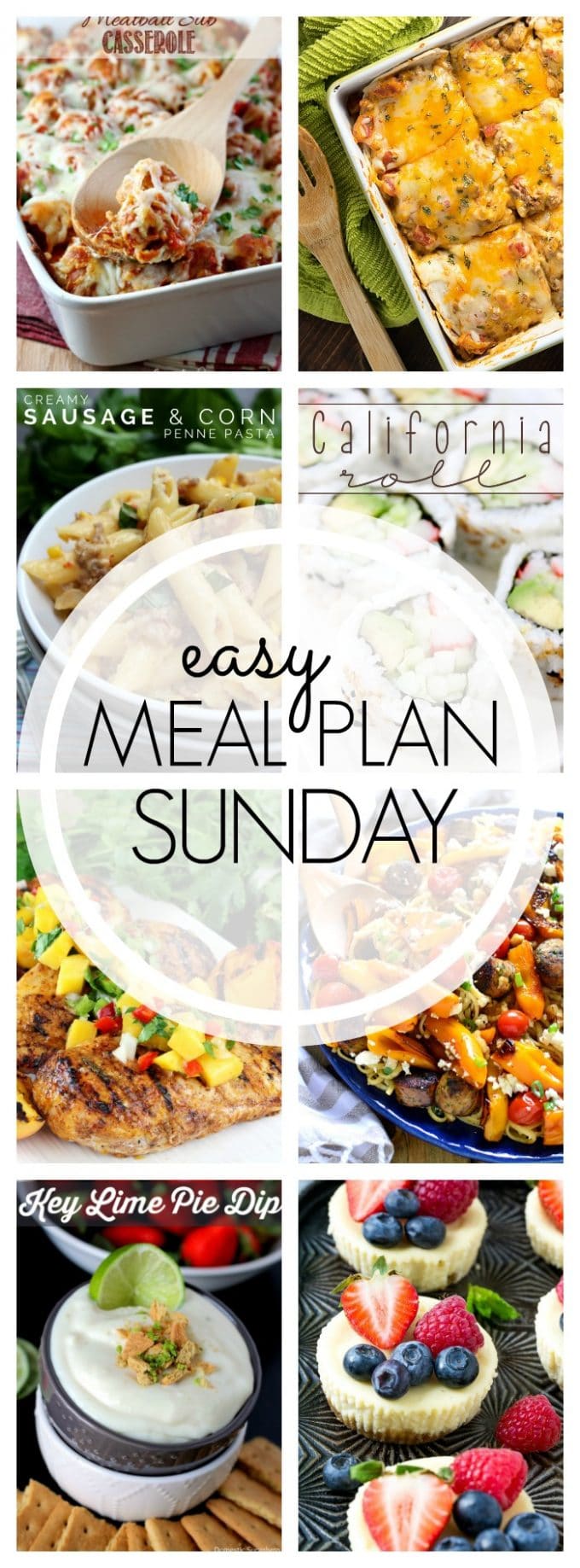 Easy Meal Plan Sunday - Week 55 - Dinner at the Zoo