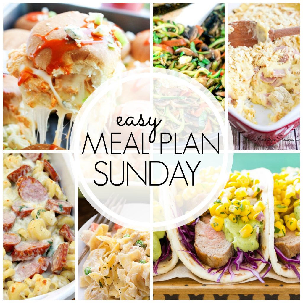 Easy Meal Plan Sunday - Week 56