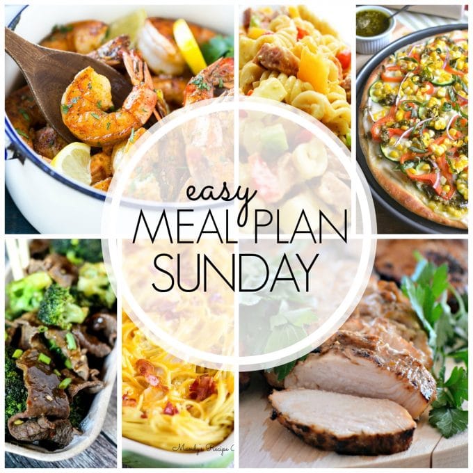 Easy Meal Plan Sunday - Week 58