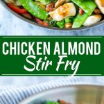 This recipe for chicken almond ding is a stir fry full of chicken, veggies and crunchy almonds, all tossed in a savory sauce. The perfect healthy dinner that's ready in a flash! #LaneToGreatness #ad
