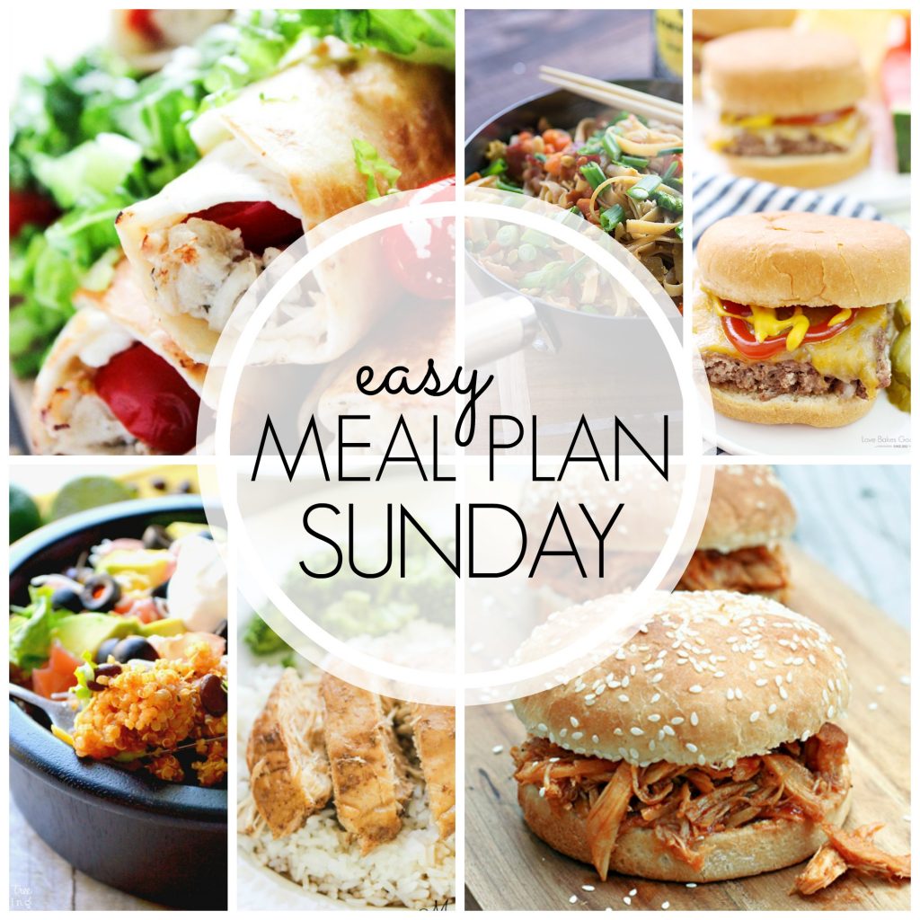 Easy Meal Plan Sunday - Week 60