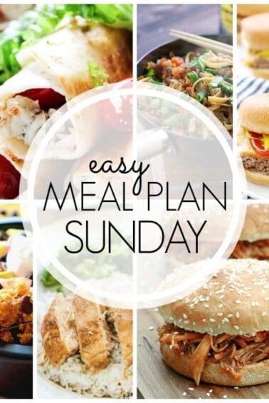 Easy Meal Plan Sunday - Week 60