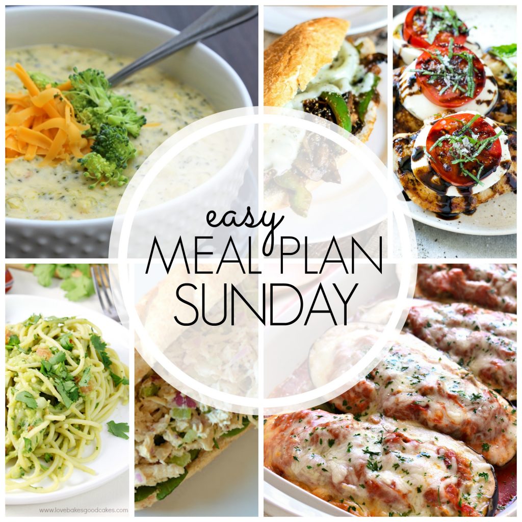 Easy Meal Plan - Week 61