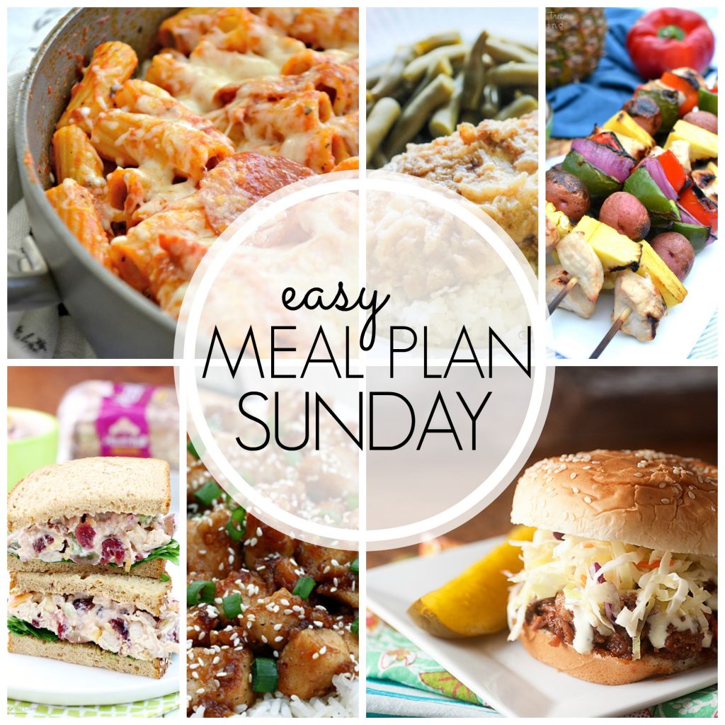 Easy Meal Plan Sunday - Week 59