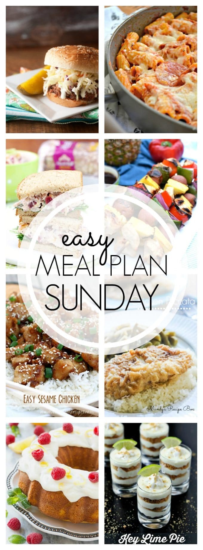 Easy Meal Plan Sunday - Week 59