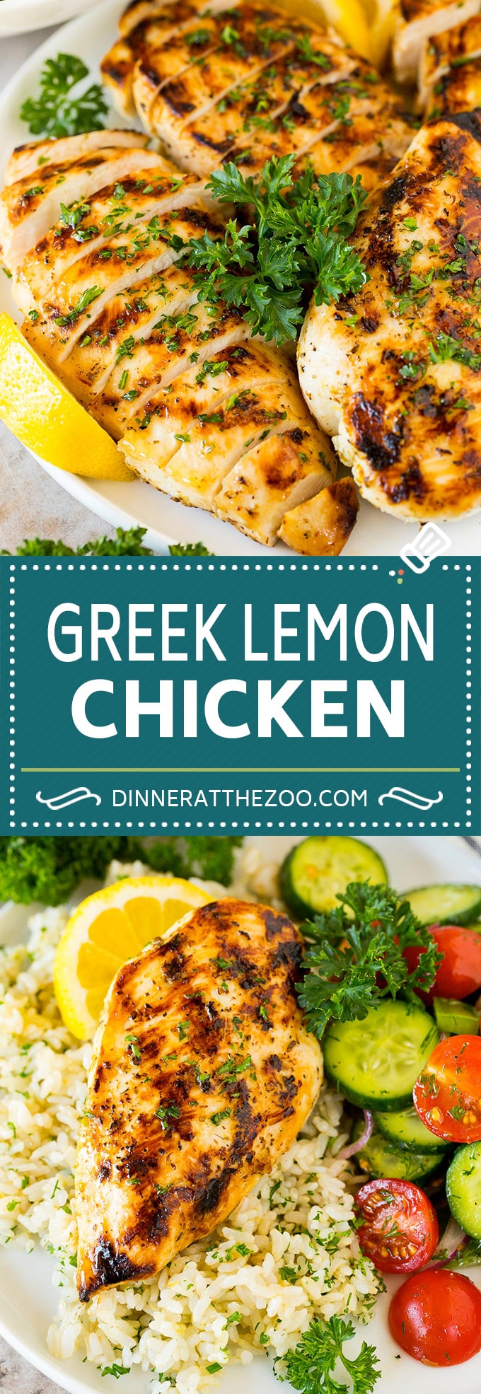 Greek Lemon Chicken Dinner at the Zoo