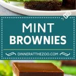 Mint Brownies Recipe | Layered Brownies | Frosted Brownies #brownies #chocolate #frosting #mint #dessert #dinneratthezoo