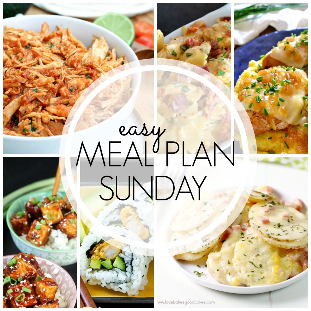 Easy Meal Plan Sunday - Week 63