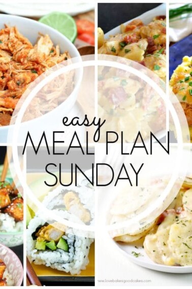 Easy Meal Plan Sunday - Week 63