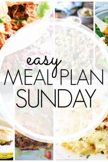 Easy Meal Plan Sunday Week 65