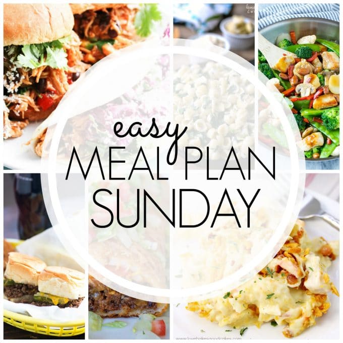 Easy Meal Plan Sunday Week 65