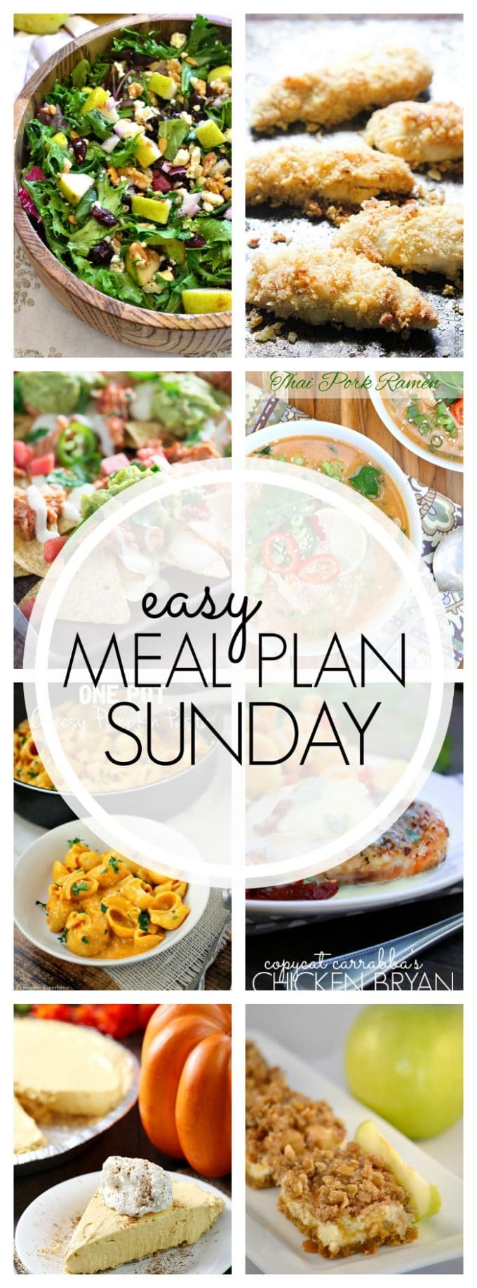 Easy Meal Plan Sunday Week 66
