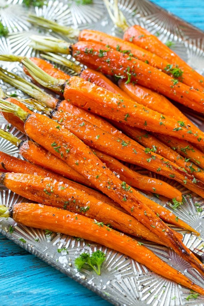 Honey Roasted Carrots - Dinner at the Zoo