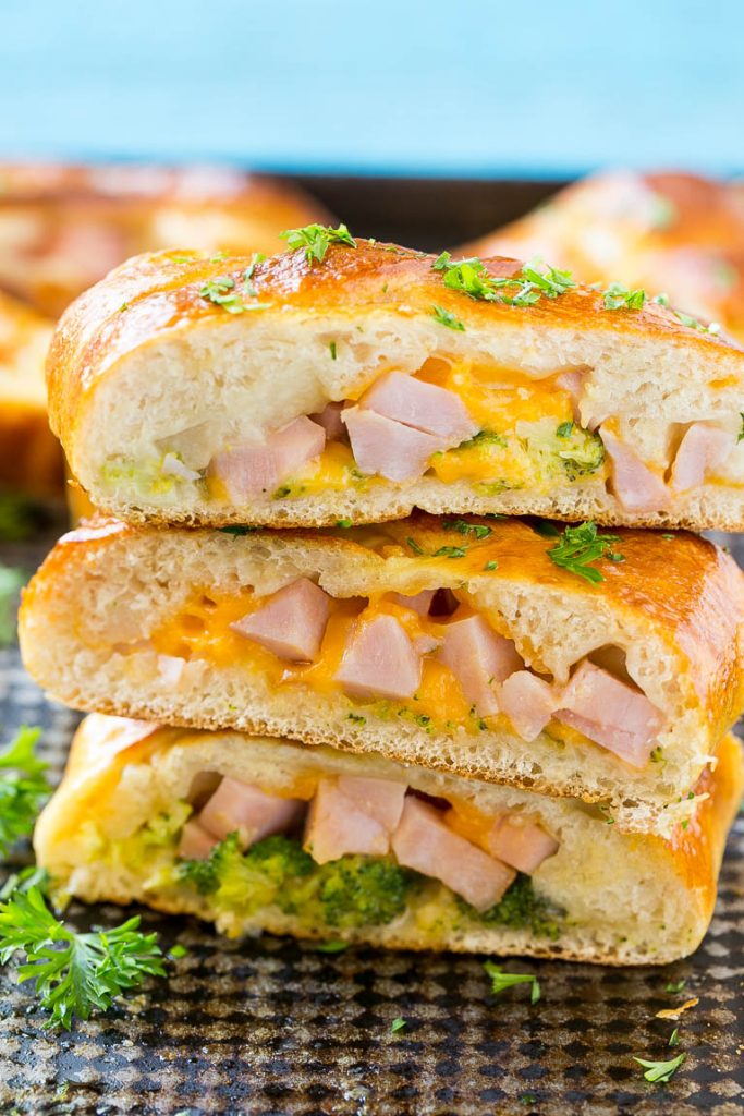 Ham and Cheese Stromboli Recipe Dinner at the Zoo