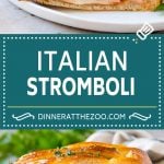 Stromboli Recipe | Italian Stromboli #pepperoni #cheese #ham #dinner #dinneratthezoo