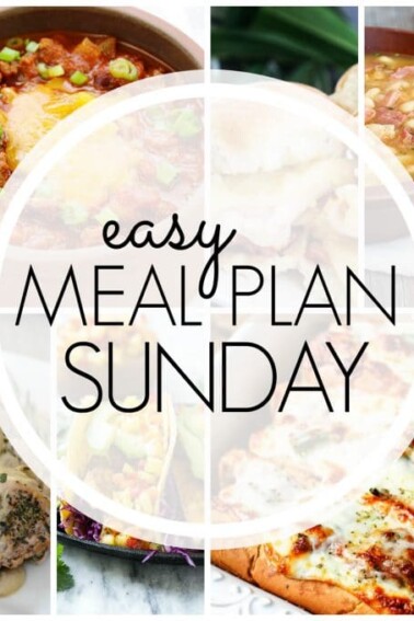 Easy Meal Plan Sunday Week 68