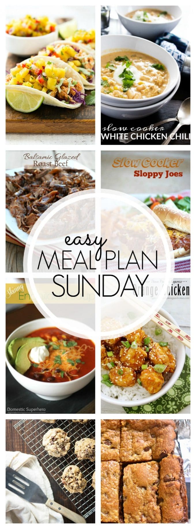 Easy Meal Plan Sunday Week 70
