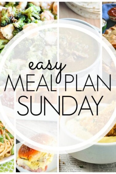 Easy Meal Plan Sunday - Week 71