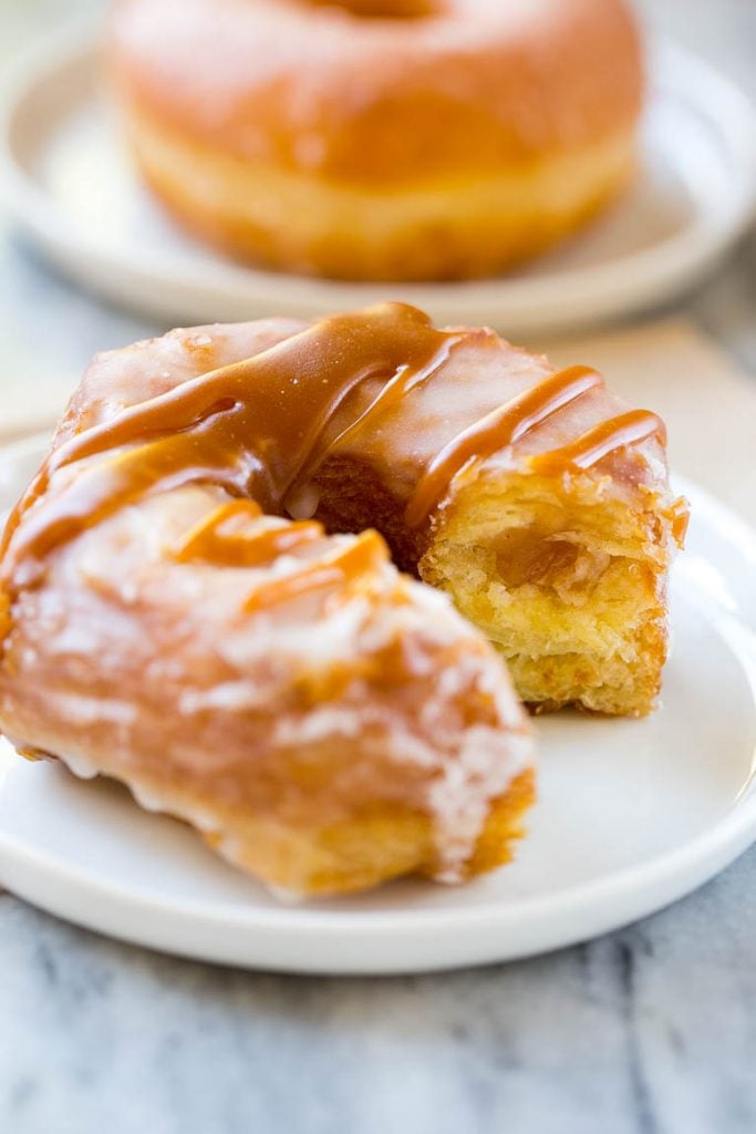 Caramel Apple Croissant Donut