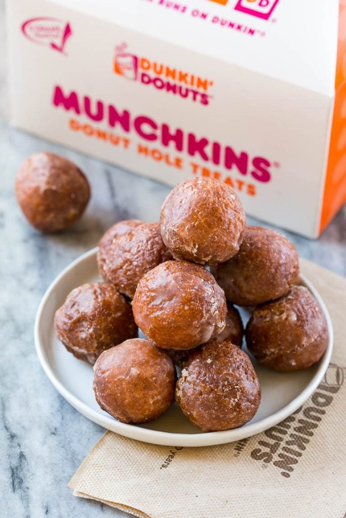 Dunkin' Donuts Pumpkin Munchkins