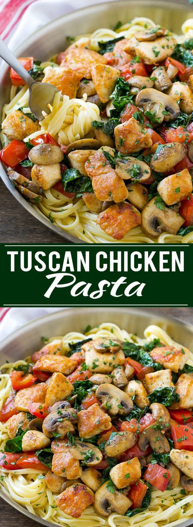 Tuscan Chicken Pasta Recipe | Creamy Chicken Pasta | Pasta Recipe | Easy Dinner Recipe #pasta #dinner #chicken #kale #dinneratthezoo