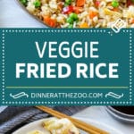 Veggie Fried Rice Recipe | Vegetarian Fried Rice #rice #friedrice #vegetarian #dinner #dinneratthezoo #sidedish