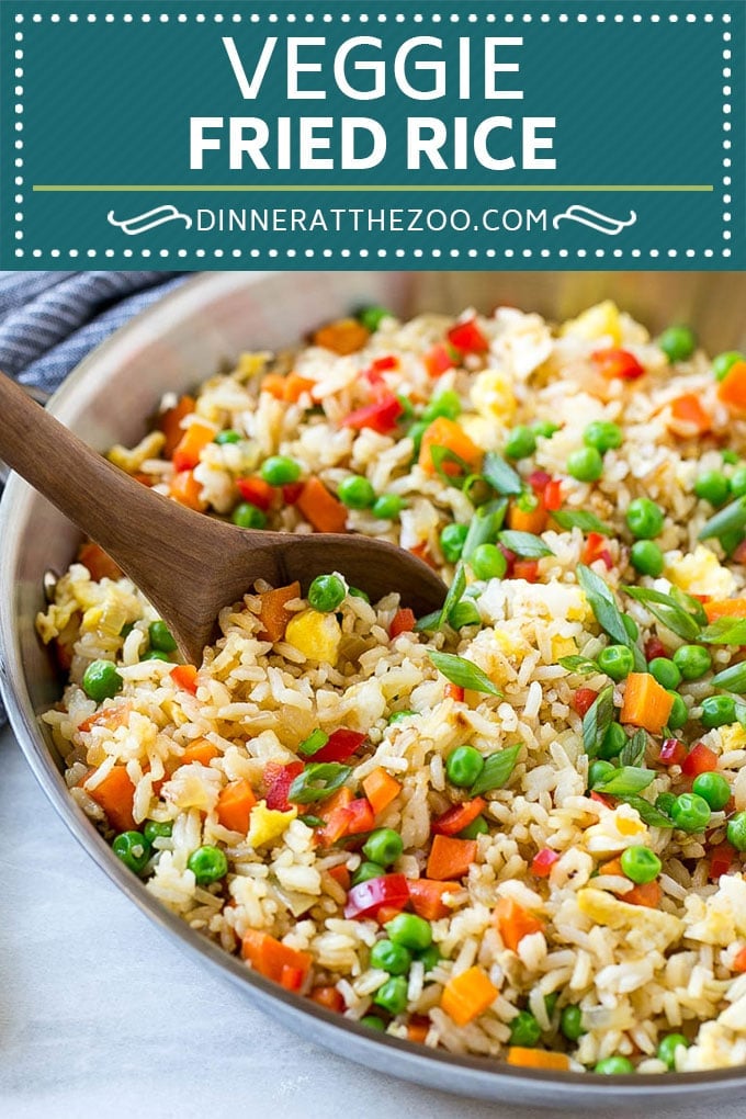 Veggie Fried Rice Recipe | Vegetarian Fried Rice #rice #friedrice #vegetarian #dinner #dinneratthezoo #sidedish