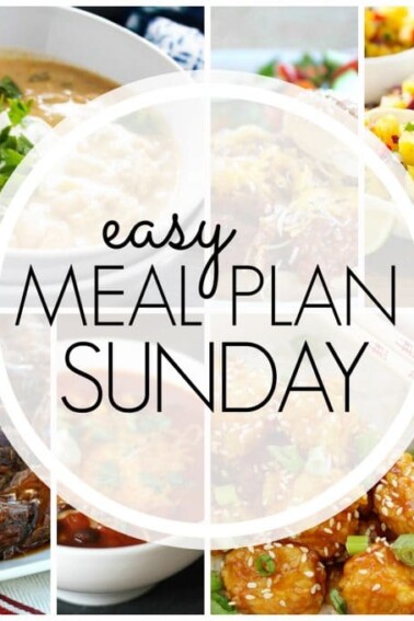 Easy Meal Plan Sunday Week 70