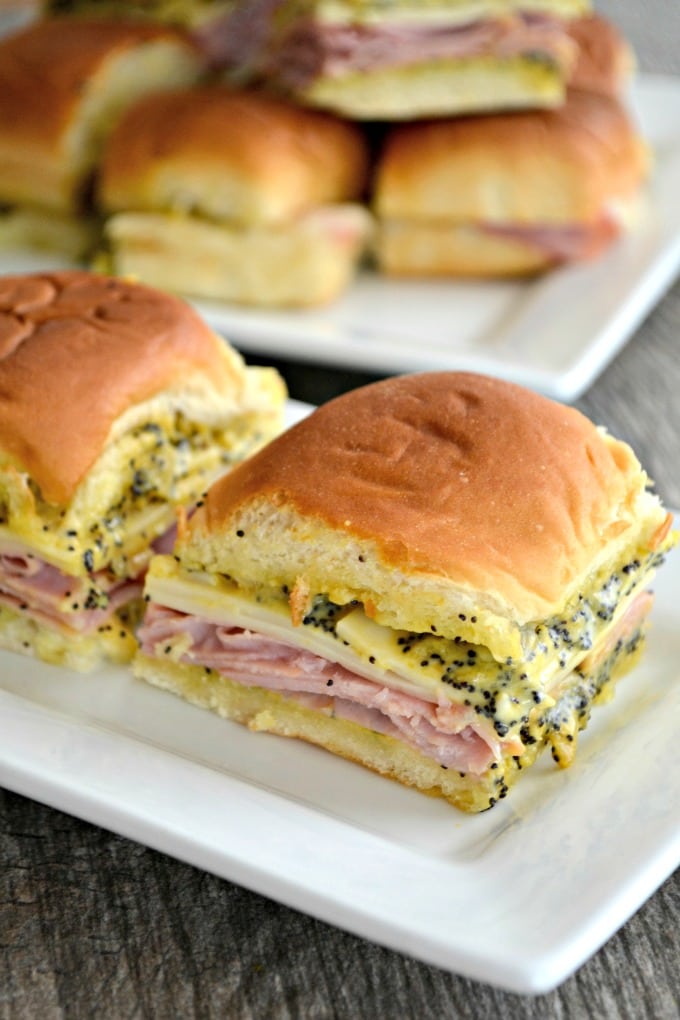 Ham & Cheese Party Sandwiches