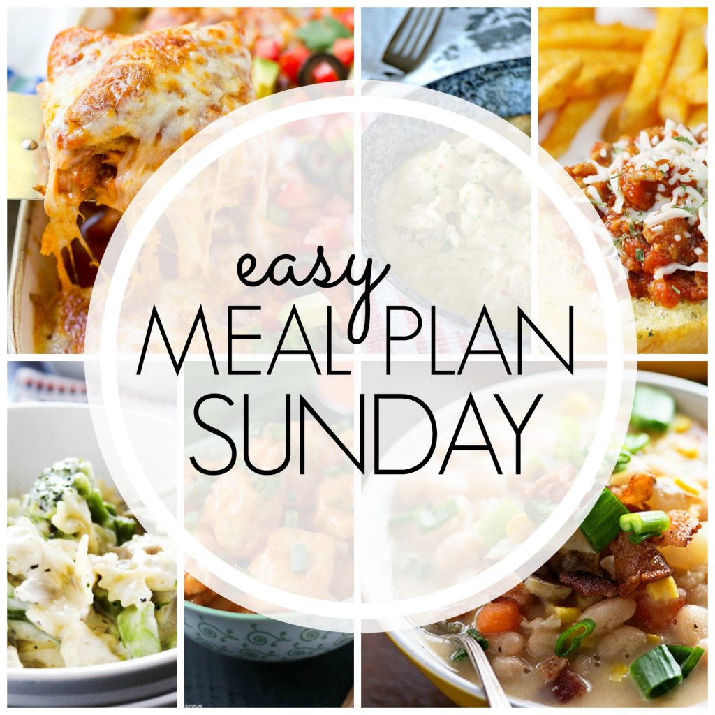 Easy Meal Plan Sunday - Week 75