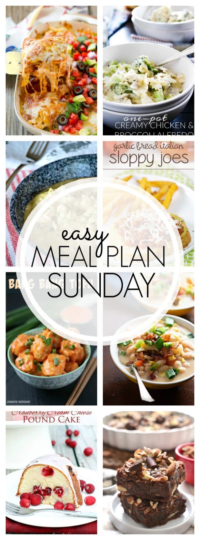 Easy Meal Plan Sunday - Week 75