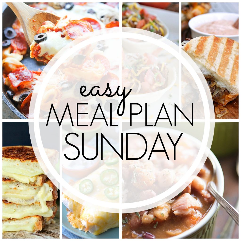 Easy Meal Plan Sunday - Week 72