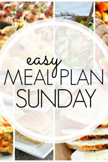 Easy Meal Plan Sunday - Week 74