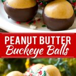 This recipe for buckeye balls is the classic peanut butter balls dipped in dark or white chocolate. A holiday treat that's both easy and energy efficient to make!
