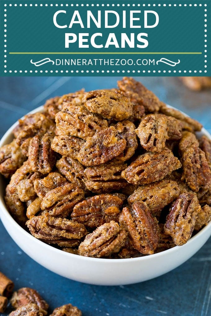 Candied Pecans Recipe | Glazed Pecans | Sugared Pecans #pecans #nuts #snack #dessert #dinneratthezoo