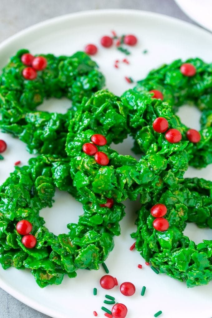 Cornflake Wreath Christmas Cookies Recipe