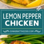 This lemon pepper chicken with butter sauce is a simple recipe that's ready in just 20 minutes!