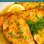 This lemon pepper chicken with butter sauce is a simple recipe that's ready in just 20 minutes!